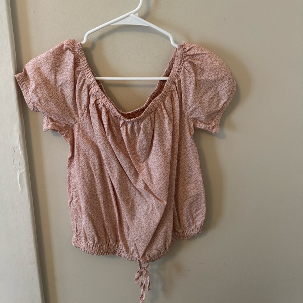 FRYE AND CO. Blush Patterned Women's Blouse